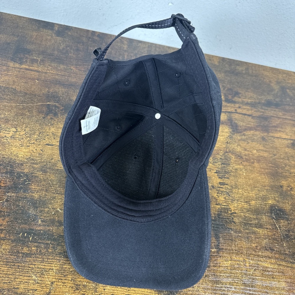 Lululemon Felt Argyle Ball Cap – Charcoal – Reflective Strapback – Rare – EUC - Picture 7 of 7